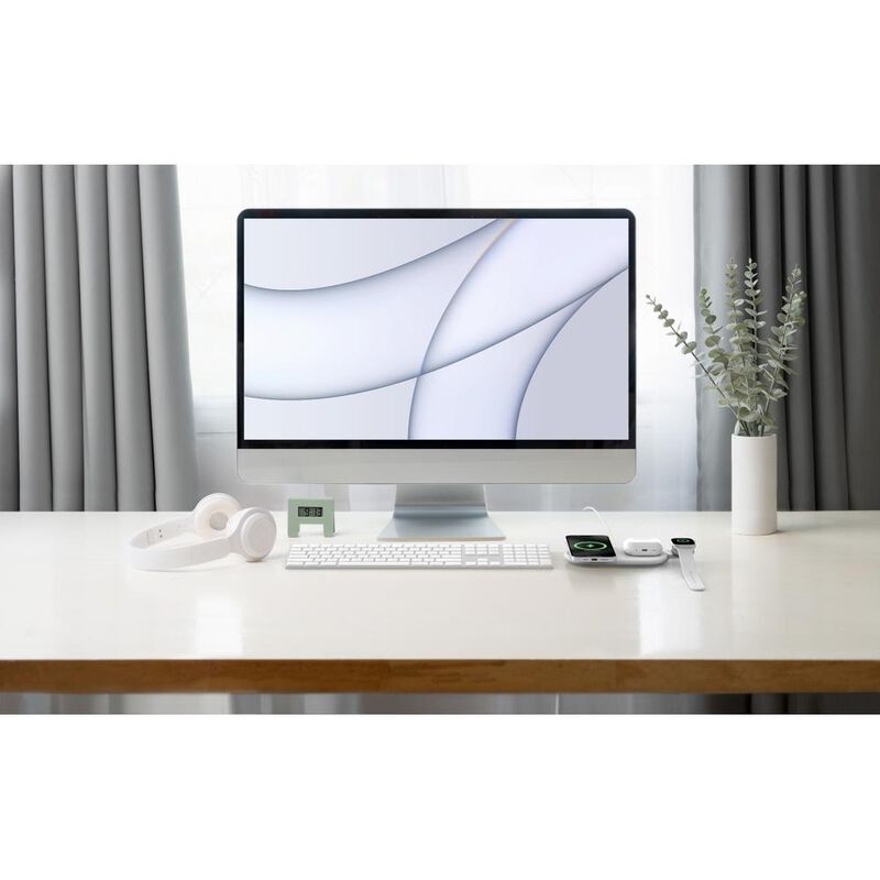 Cargador Magsafe Belkin 3 en 1 Blanco image number null