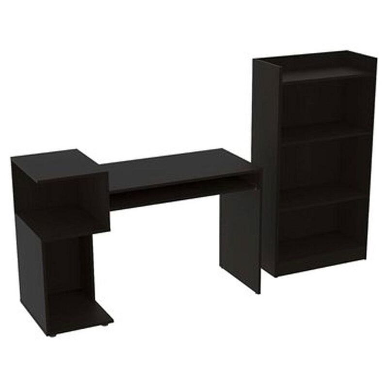 Combo Para Oficina Izan, Wengue, Incluye librer... image number null