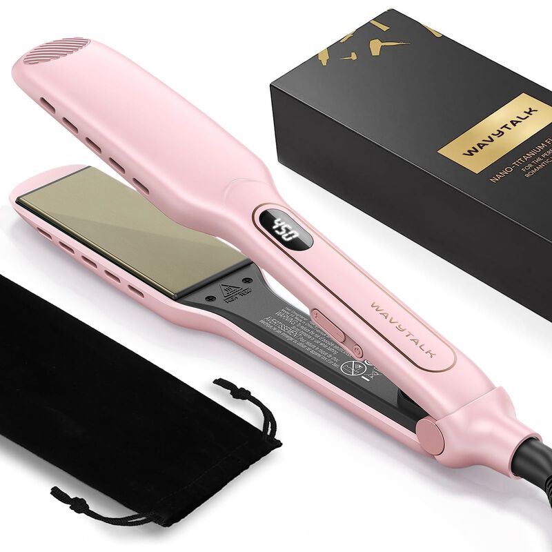 Plancha De Pelo Wavytalk Wet To Straight Titani... image number null