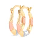 Arracadas De Oro Florentino 14k (12.8 Mm)