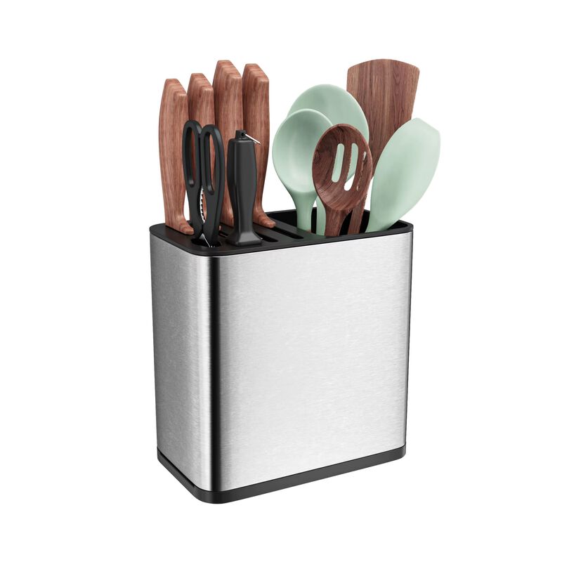 Porta Cubiertos Rectangular hecho de Acero Inox... image number null