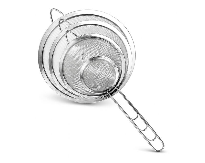 Bluelander Set de 4 Coladores de Cocina de Acer... image number null