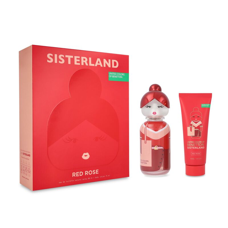Set Benetton Sisterland Red Rose 2pzs, fraganci... image number null