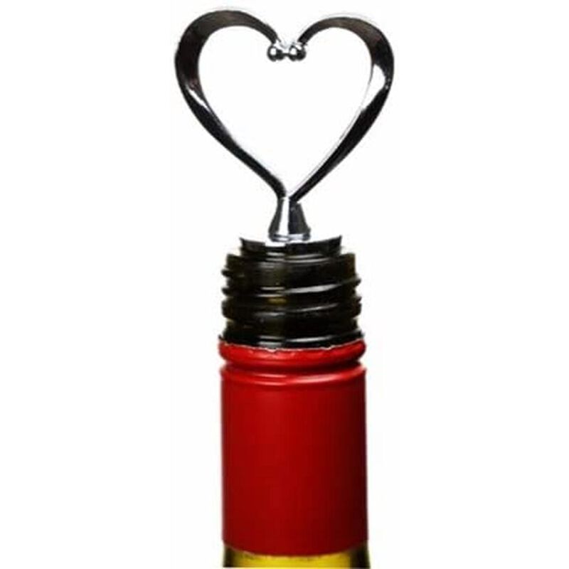Elegante Tap&oacute;n De Botella En Forma De Coraz&oacute;n image number null