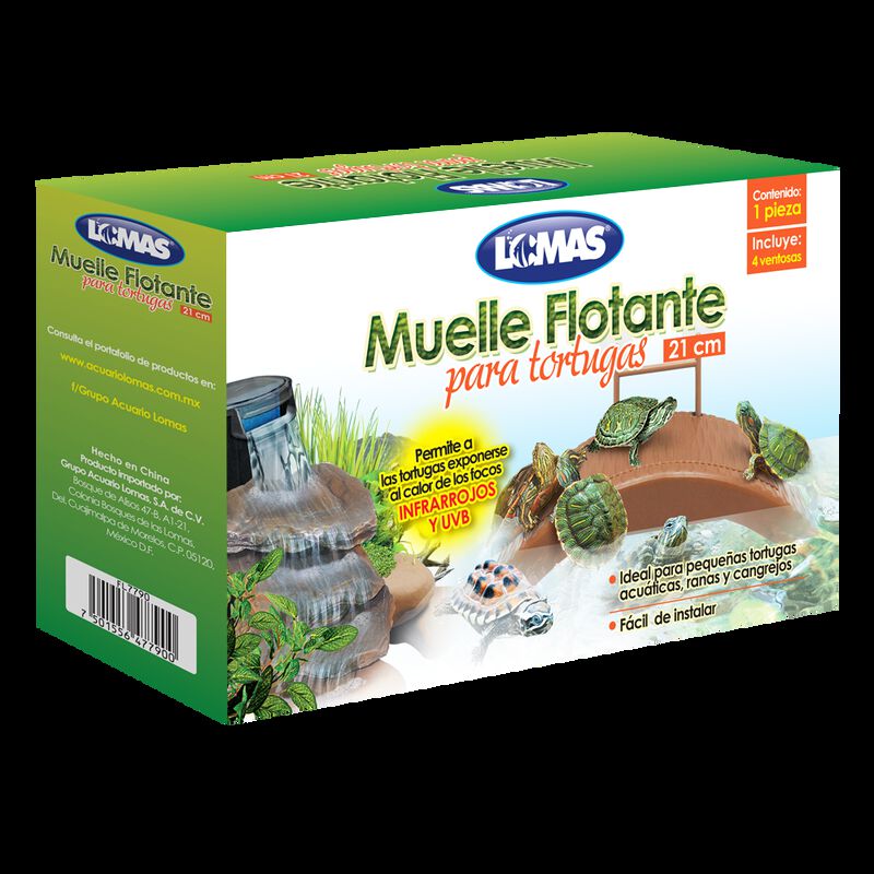 Lomas Muelle Flotante Para Tortugas De 21 Cent&iacute;... image number null