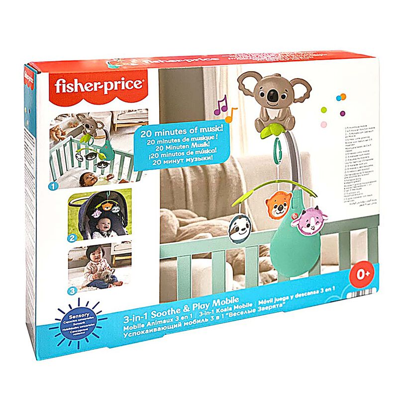 Fisher Price Movil Koala 3 En 1 Musical De Cuna... image number null