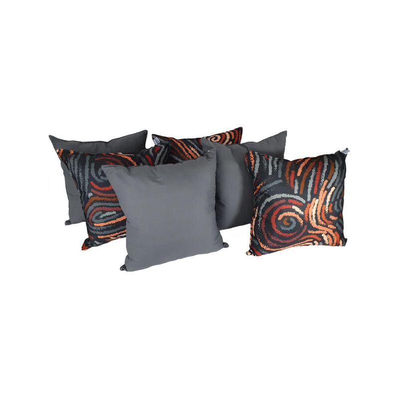 Set 6 Cojines Decorativos Premium Almoda Combin... image number null
