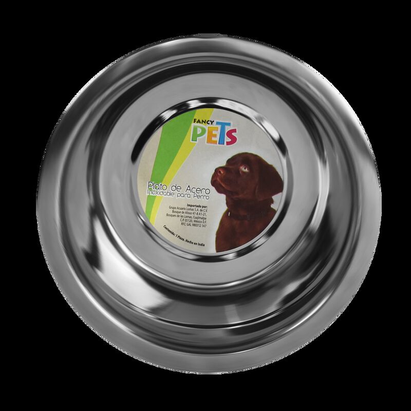 Fancy Pets Plato De Acero Para Perro Con Base A... image number null