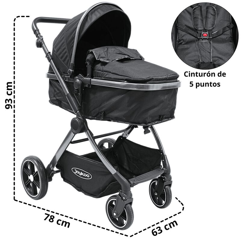 Carriola para Beb&eacute; Asiento Reversible Convertib... image number null