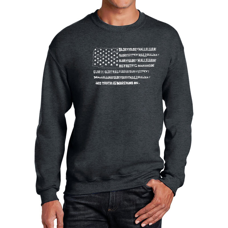 Sudadera De Cuello Redondo Word Art Para Hombre... image number null