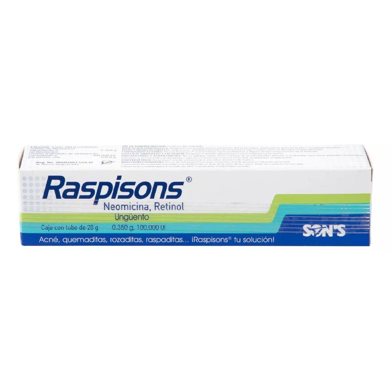 Raspisons Ung&uuml;ento 100000 Ui, 1 Tubo 28 G image number null