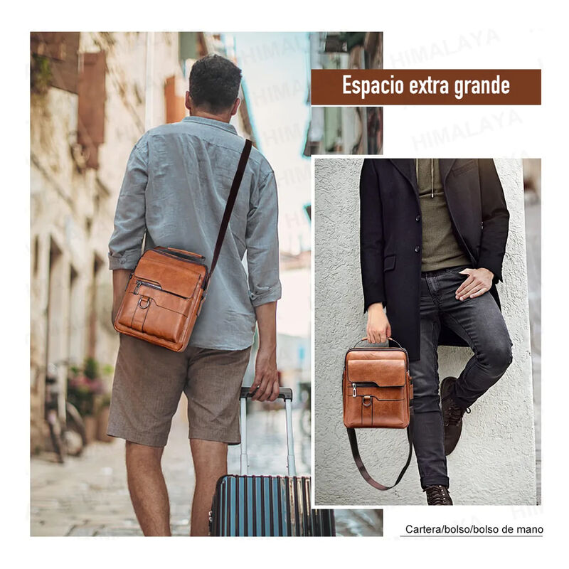 Bolso Mariconera Hombre con Billetera Incluida image number null