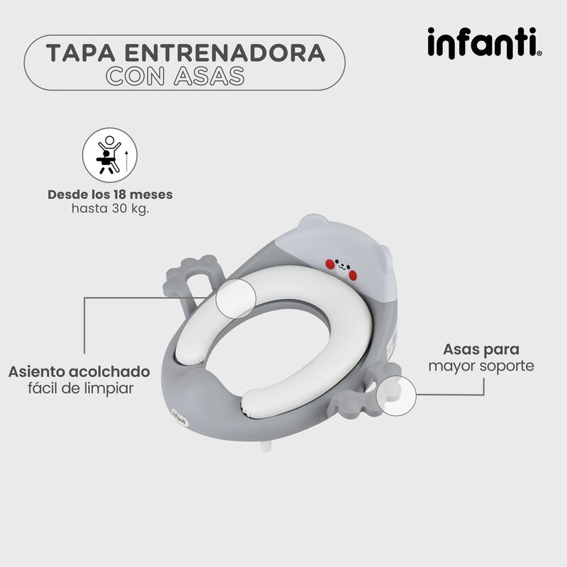Tapa Entrenadora Para Ba&ntilde;o Adaptable Ligera Y P... image number null