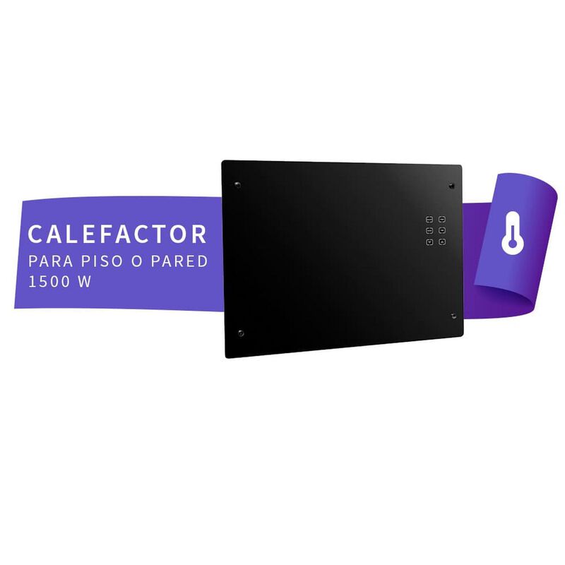 Calefactor de ambiente para piso y pared 1500 w image number null