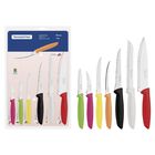 JUEGO DE CUCHILLOS TRAMONTINA PLENUS 7 PIEZAS ACERO INOX