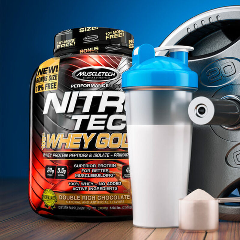 Proteina Nitro Tech Whey Gold Muscletech Double... image number null