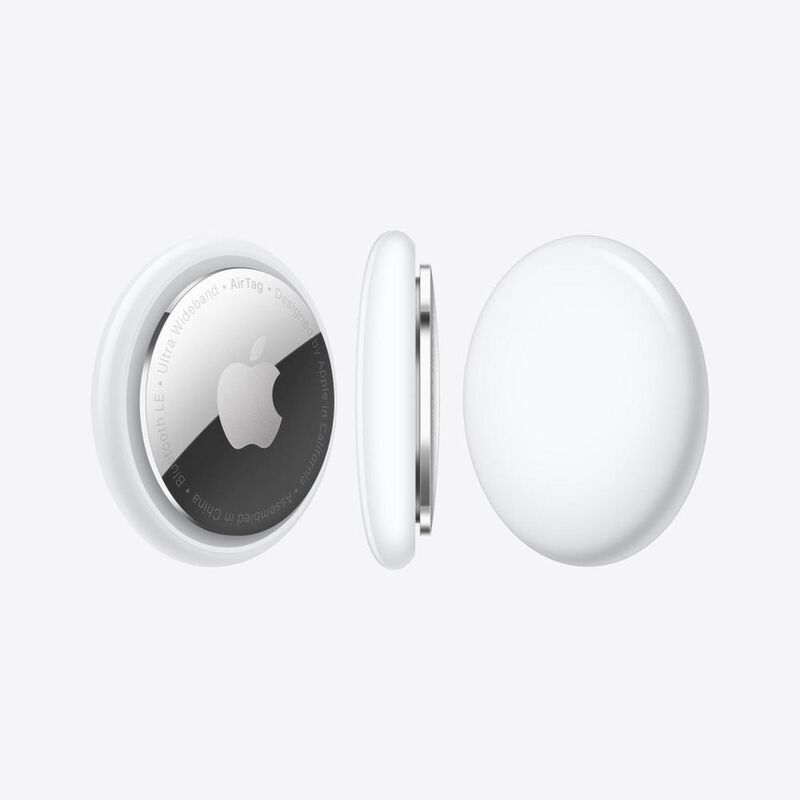 Apple AirTag Plata 4 Piezas iOS 14.5 Blanco image number null