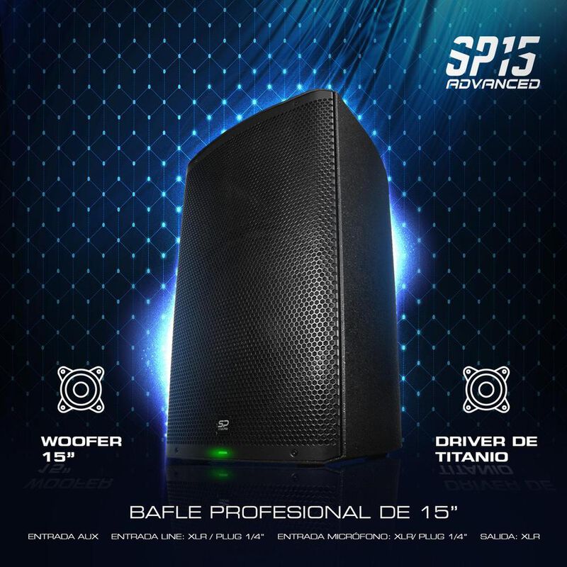 Bocina Bafle Profesional SP15 Advanced Stagepro... image number null