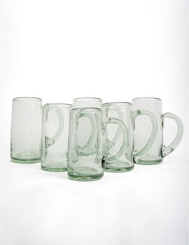 Tarros de Cerveza Set de 6 Tarros de Vidrio Sop... image number null