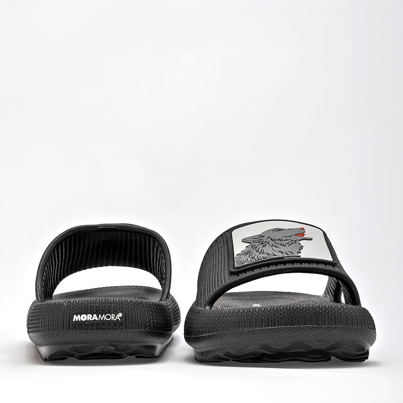 Moramora Sandalia para hombre negro image number null