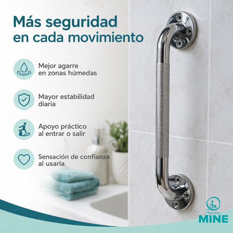 Barra Seguridad Ba&ntilde;o 12 Pulgadas (31cm) Acero I... image number null