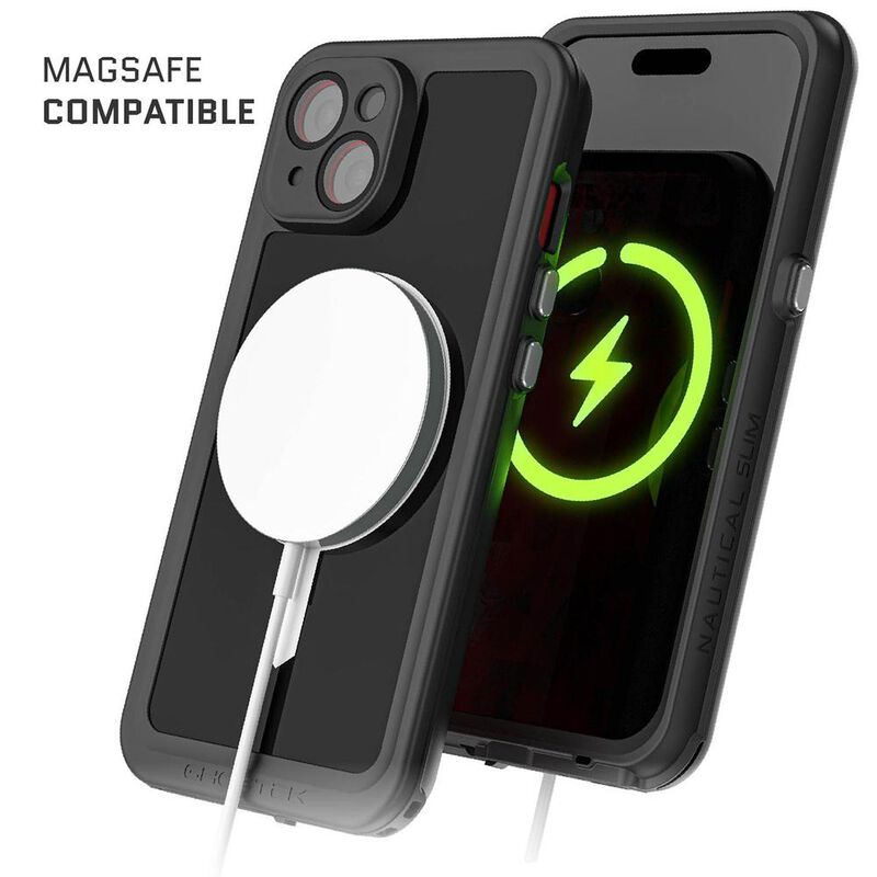 Funda GHOSTEK Nautical para iPhone 15 Negra Mag... image number null
