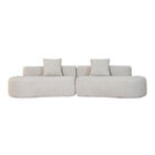 Sofá Espuma Alta densidad NORDIKA Beige 4 plazas JAPANDI