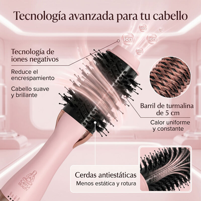 Cepillo Secador Karma Beauty Seabreeze image number null