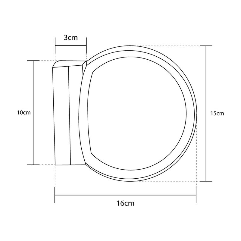 L&aacute;mpara de Pared para Exterior MIL LUCES SATURN... image number null