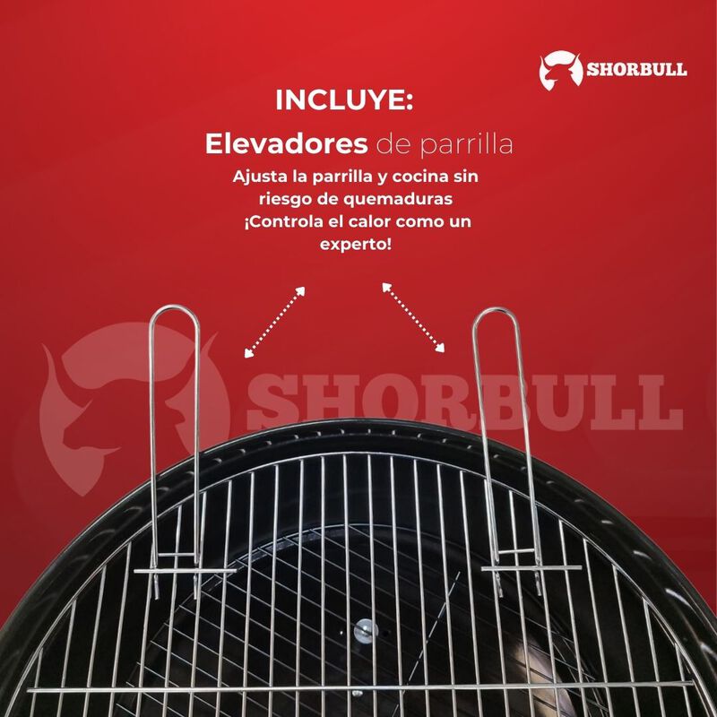 Asador Redondo 22 inch Shorbull Rejilla Acero I... image number null