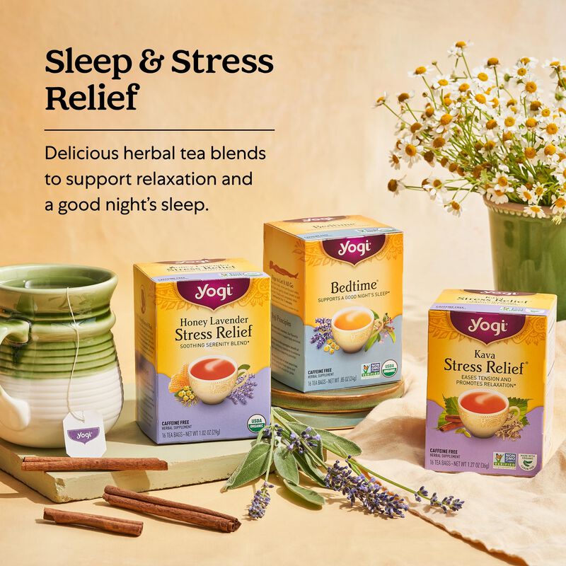 Tea Yogi Teas, Miel, Lavanda, Para Aliviar El E... image number null