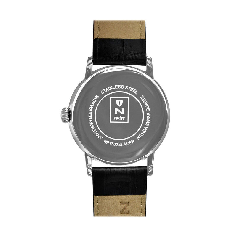 Reloj Nivada Executive Dama Acero/Piel Blanco R... image number null