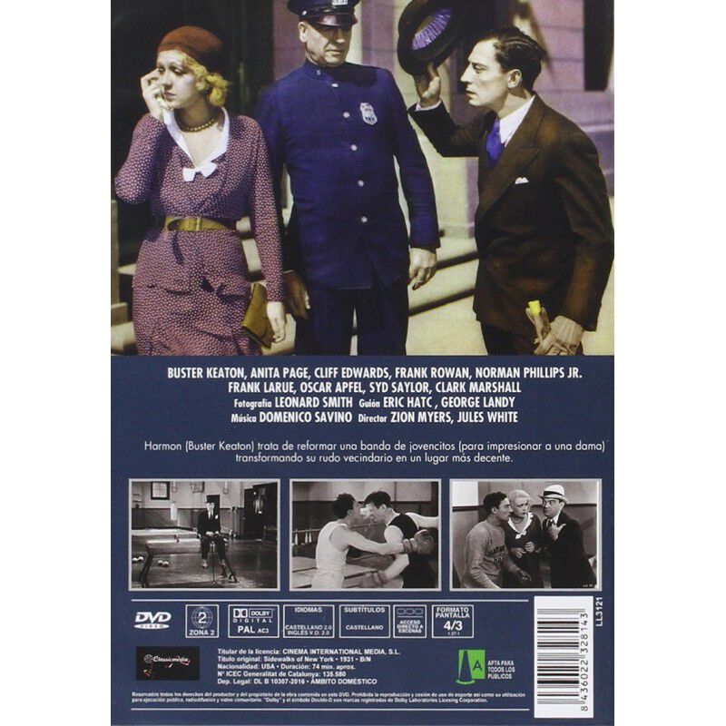 Las Calles De Nueva York (dvd) 1931 (las Aceras... image number null