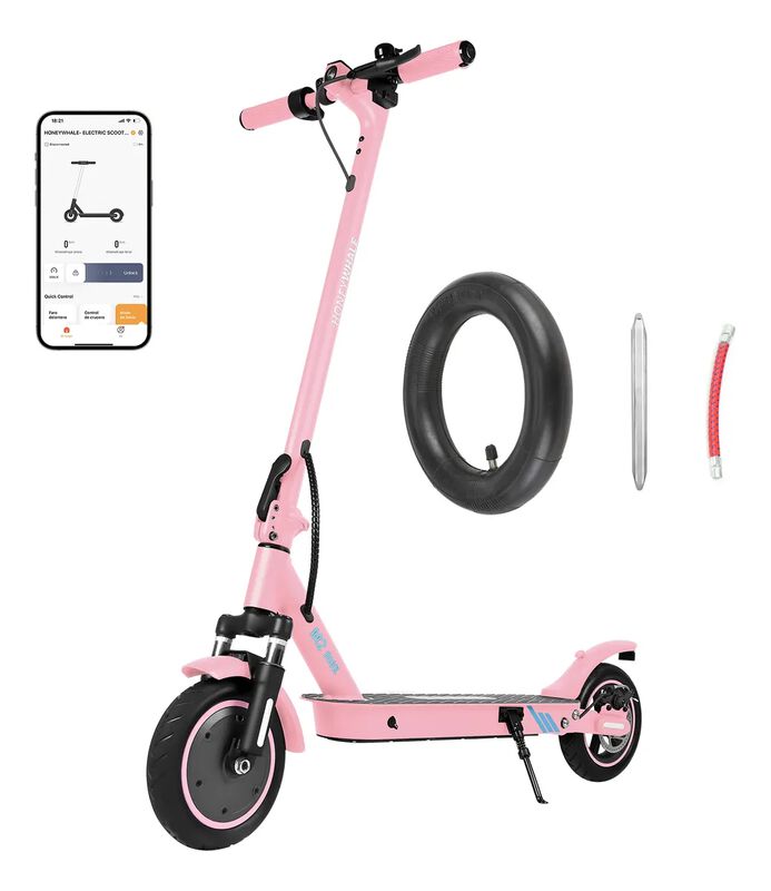Scooter El&eacute;ctrico Honey Whale M2-Max Rosa image number null