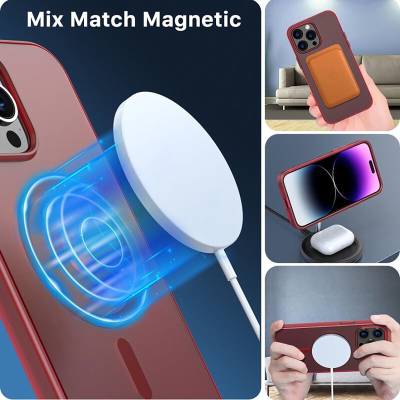 Funda Mybat Shade Mag Para Iphone 14 Pro - Vino image number null