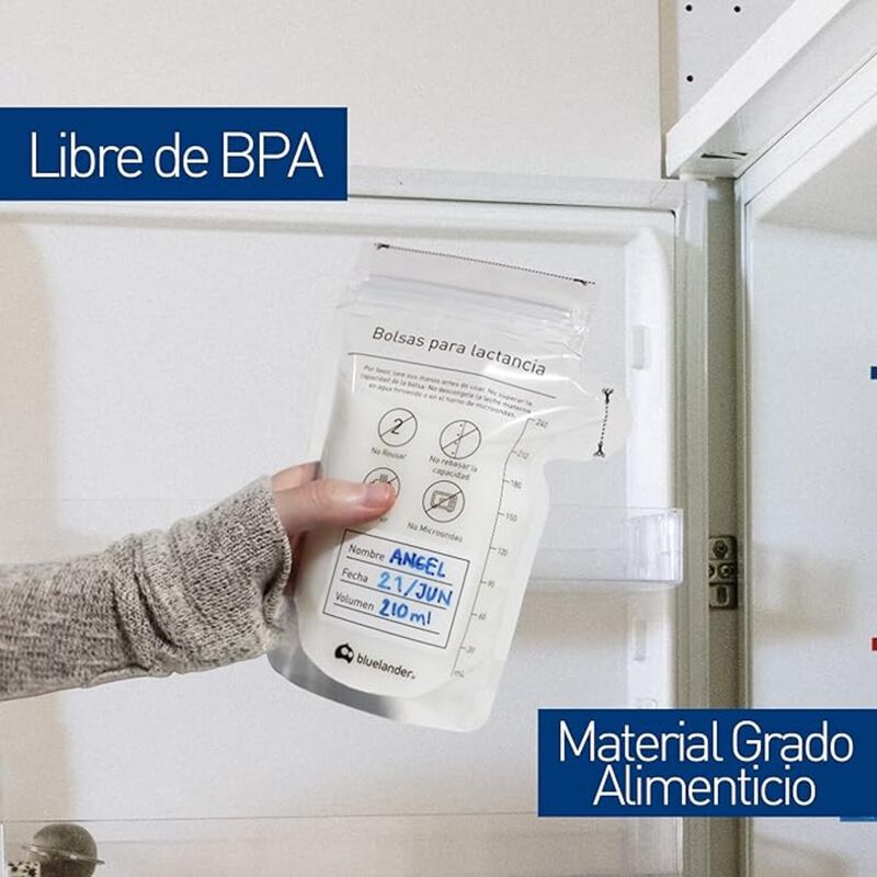 Bolsas para Recoletar Leche Materna Bluelander image number null