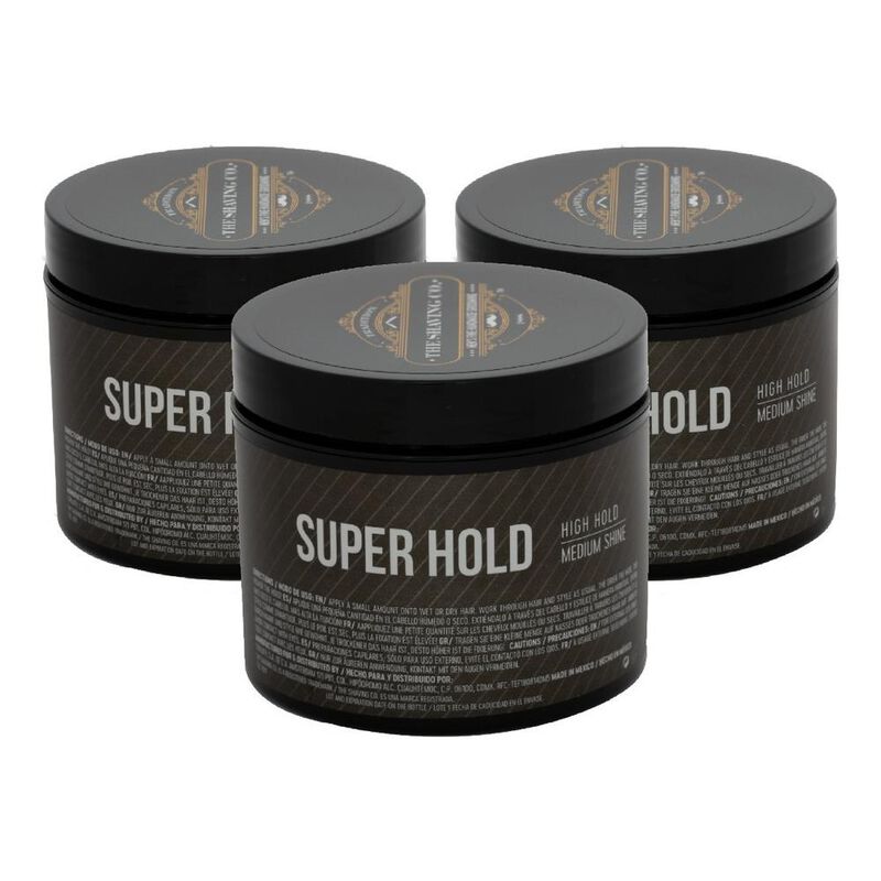 Kit X3 Pomada Cabello The Shaving Co Super Hold... image number null