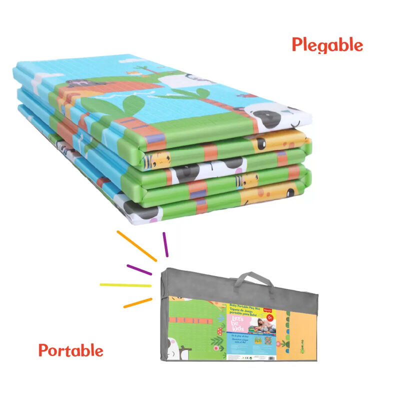 Tapete De Juego Port&aacute;til Fisher Price Doble Vis... image number null