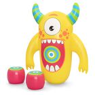 Saco de Boxeo Infantil Hinchable Bestway Monster Knockout Bop Bag con Guantes de Boxeo