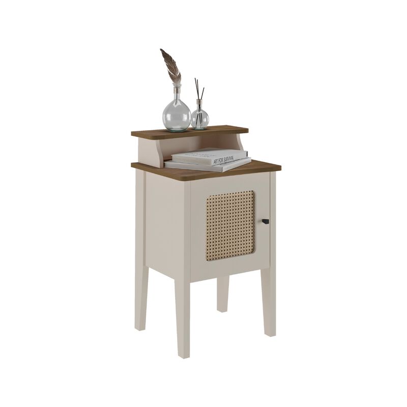 Mesa Auxiliar Bertolini Charlotte Off White Pin... image number null
