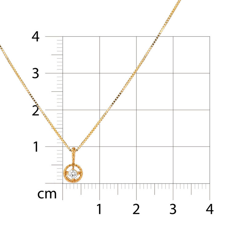 Dije De Oro Amarillo Con Cadena 14k Con 4pts De... image number null