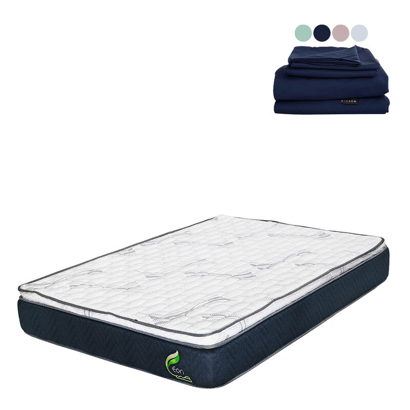 Colch&oacute;n King Size Eon + 1 juego de S&aacute;banas Soft... image number null