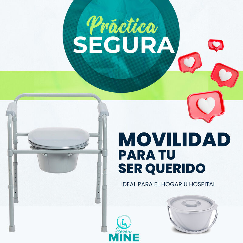 Silla Comodo Seven Mine SM-88 | 3 en 1 Port&aacute;til... image number null