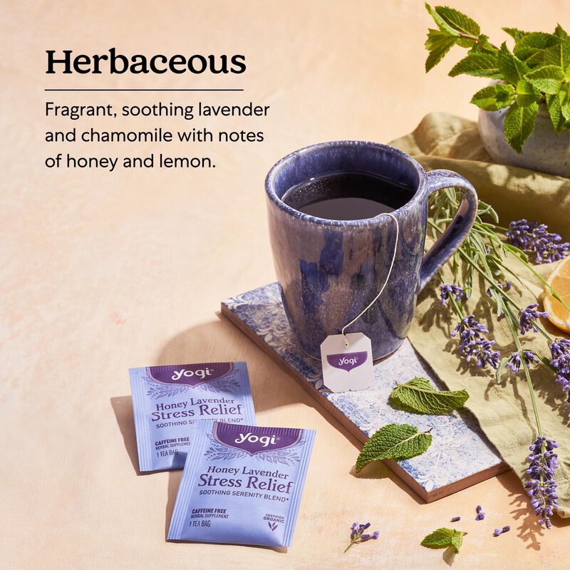 Tea Yogi Teas, Miel, Lavanda, Para Aliviar El E... image number null