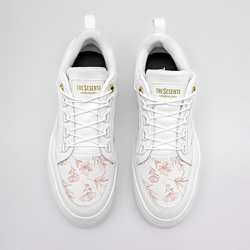 360 tenis para mujer blanco rosa cod 140196-E image number null