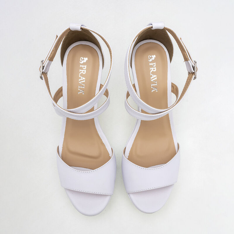 Pravia Zapatos para mujer blanco image number null