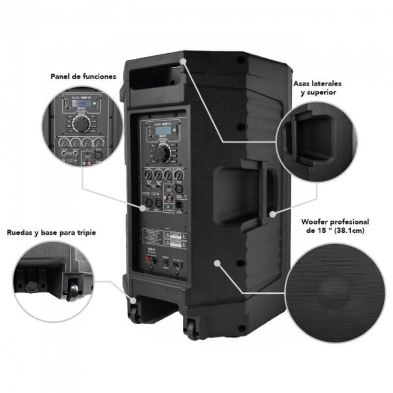 Bocina Bafle Bluetooth BEAST Pro HYPER HBP15 Co... image number null
