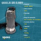 Igoto Qdx1.5-25-0.55t Bomba Sumergible Agua 3/4 Hp