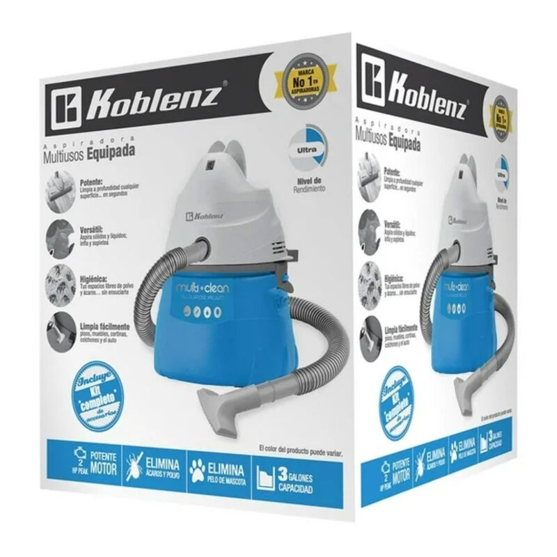 Aspiradora Multiusos Koblenz WD-380 K2B BA Seco... image number null