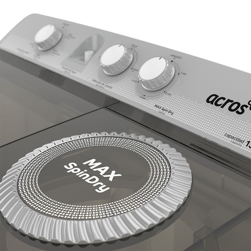 Lavadora Semiautom&aacute;tica Acros Dos tinas MaxSpin... image number null